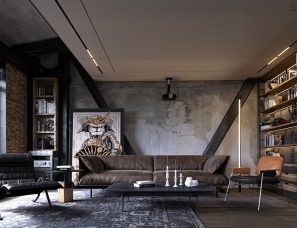 【首发】leqb architects--industrial home decor