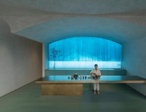 Waterfrom Design--Tiffany蓝＋高级灰打造的水疗保健诊所