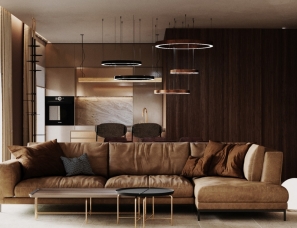 Soffit Interiors--米兰大地色系品质公寓