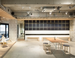 Puddle--东京Tabi Labo极简主义办公空间