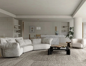 构设计 | 南京贤坤花园252㎡大平层