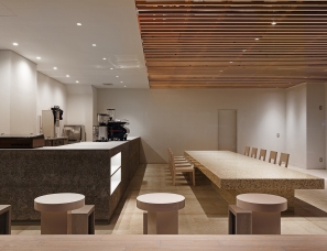 ARII IRIE Architects--日本Nagasawa极简风咖啡店