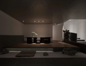 构造设计--杭州山海精典茶室190㎡一处静谧文雅空间