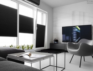 KASIA ORWAT home design--黑白的单身男士公寓