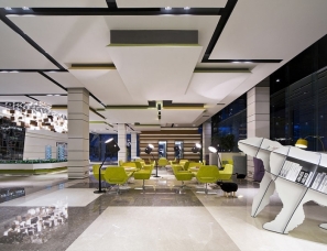广州共生形态设计--万科金色领域售楼部