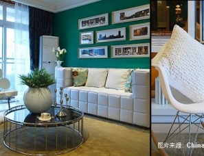 重庆尚辰设计公司李波设计样板房系列三  后现代风格