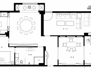 后巴零设计【实景作品】260㎡中式红木定制空间“新厅”