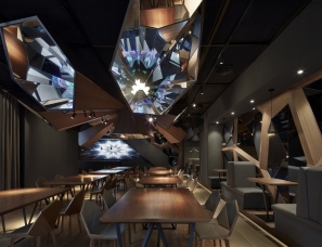 风合睦晨空间设计--北京蓝色港湾花酷餐厅