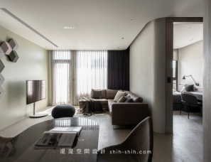 湜湜空间设计--台北116m²现代风住宅