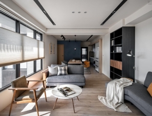 极简室内设计--鸿向·台湾北欧风住宅