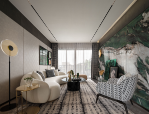 上上国际设计 | 海南万宁依山云锦160m²样板间