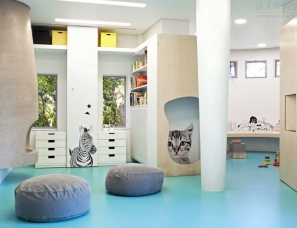 雅典Nipiaki Agogi幼儿园室内设计——孩子们的幸福欢乐园地