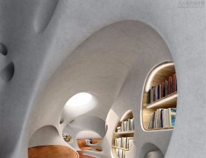 MAD Architects--多维的“时空隧道”，海口云洞图书馆