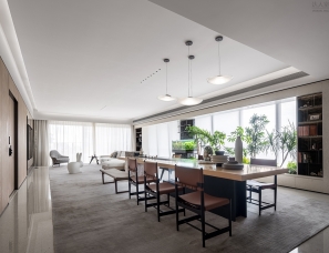 【首发】鸿艺源设计丨深圳新天鹅堡380m²精致隐奢的家