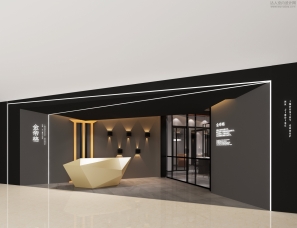「易恒设计」金帝格移门展厅,一种时尚自然由心而生