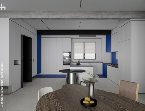 地平线x新案｜用克莱因蓝，重塑极简的家