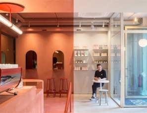 HOP Architects--特色咖啡吧和坚果酱工作室
