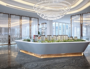 上海大研建筑设计--天津中建塘沽湾项目营销中心