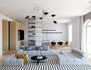 Slava Balbek & Artem Zavarzin 设计--优雅舒适的公寓