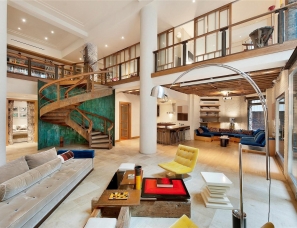 Gianluca Berardi设计--Tribeca中心的复式公寓