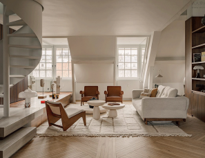 Véronique Cotrel Agency--两居室Loft公寓，光影塑造下的法式浪漫