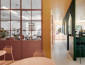 APPAREIL Architecture设计--蒙特利尔Pastel Rita咖啡精品店