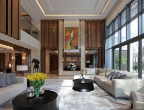 上海亚邑设计--650m²华侨城10号院D户型样板房