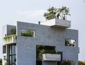 VTN architects设计--都市生活里的花园住宅