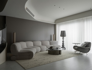 地平线设计实景｜在流动中穿行，载入家的静谧之感