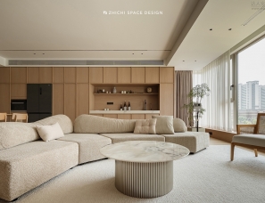 咫尺设计︱自然原木风，舒适多元的家