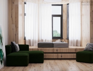 Geometrium--非典型的客厅，多彩的玩味空间住宅！