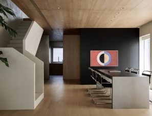 NOTHING DESIGN刘畅 | 北京330m²别墅，木质金属与留白