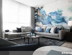 居希室內設計--湖水藍帶來嶄新東方風時尚