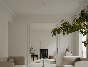 Gabriel Fabra Pérez--西班牙暖白住宅，优雅宁静 至真至纯