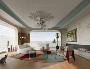 林一築造设计事务所 | 360m²住进家里的「莫奈花园」