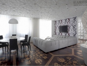 荷兰阿姆斯特丹102平方新古典住宅—Marcel Wanders设计