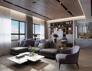 Phu Le设计--现代风格调家庭公寓