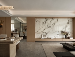 金秋设计 | 南通万科常春藤107㎡样板房