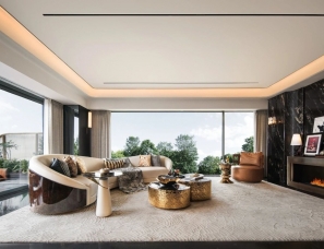 DARRY戴瑞软装 | 襄阳金楚智投240㎡样板房