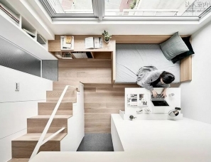 A Little Design--一个人的豪宅，17.6㎡极小公寓