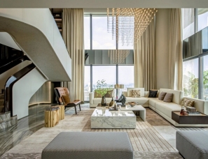 朗格设计 | 佛山建投恒福壹号325㎡样板房